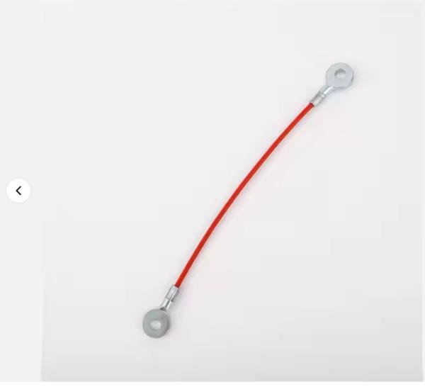 Pvc Coated Wire Rope Aluminium Sleeve Hanging Wire Stainless Steel Wire Rope With Ring Eye Terminals