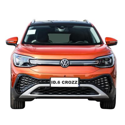 Grande carro elétrico usado da Volkswagen 160KM SUV EV de 7 lugares VW ID.6 Crozz