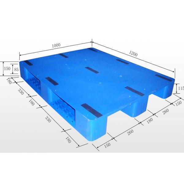 Logo Print For free Plastic Pallets for Racking 1200*1000 of Injection Molded