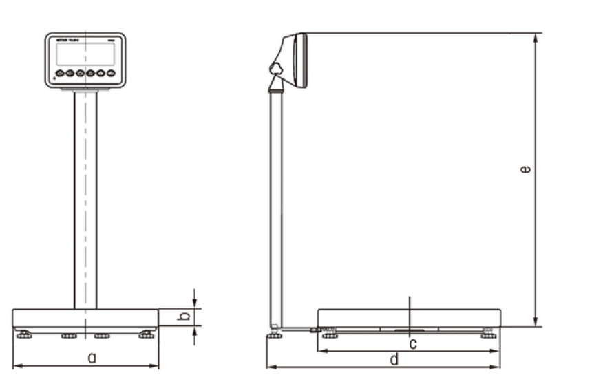 Mettler Toledo BBA231 Bench Weighing Scale 150kg Capacity Platform Scale for the Vietnam Market