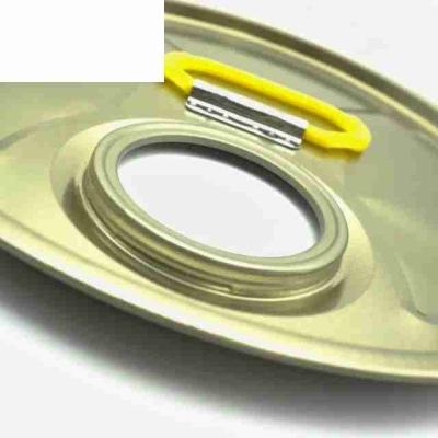 Tapa de anillo de hojalata, extremo pintado y cuerpo para latas de forma irregular