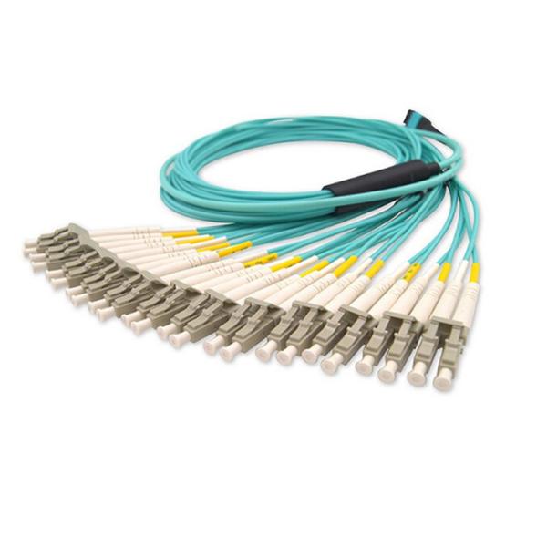 Corde de correction optique optique de fibre du câble LSZH de tronc de fibre