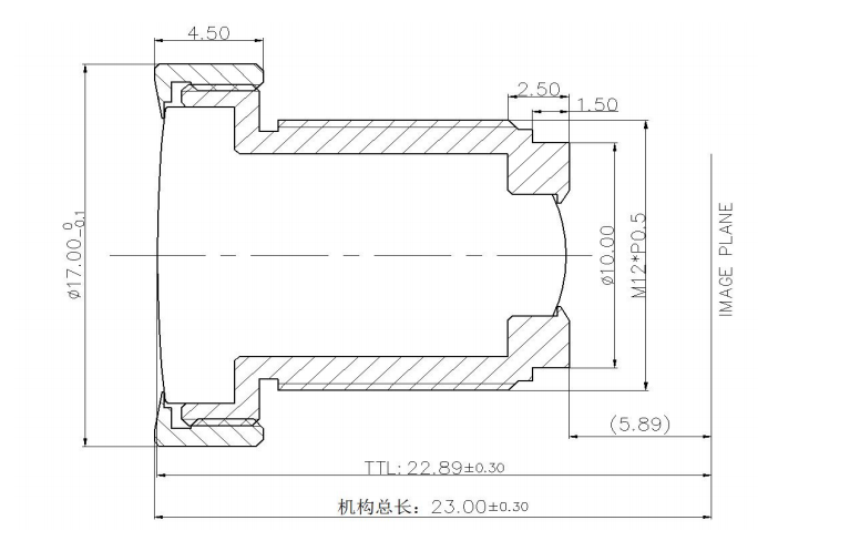M12 4K High Resolution CCTV Lens 4.3mm F2.4 120 Degree DFOV 6 Glass Low Distortion 9.6mm Image Circle IP Security Camera