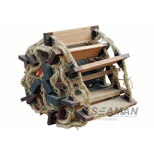 Морская древесина трапа безопасности шлюпки трапа Embarkation/алюминиевый трап веревочки