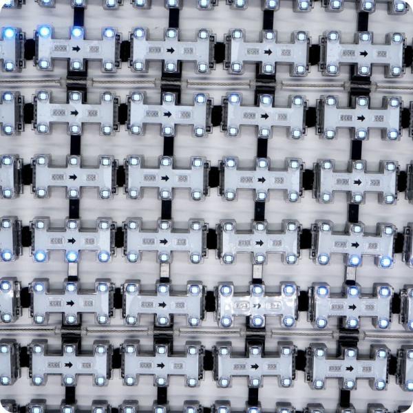 LED I-shaped screen high-density, high-definition outdoor waterproof LED I-shaped grid screen