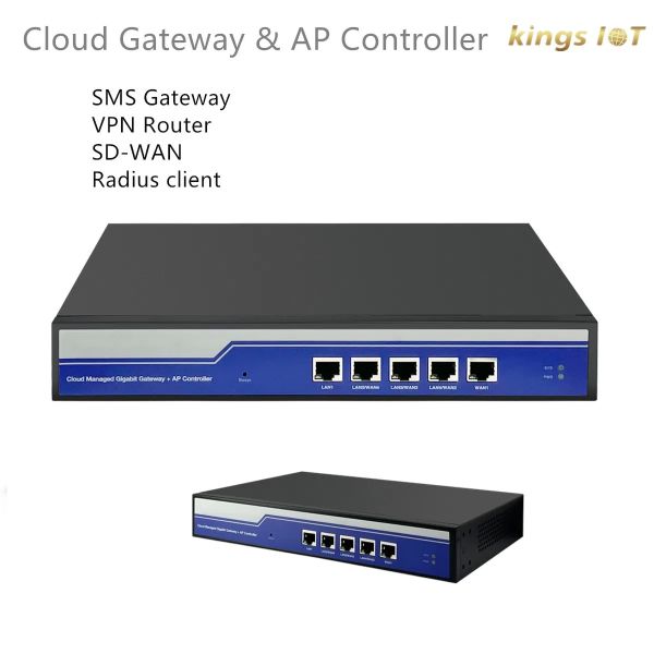 Multiple Function Gateway Support Ap Controller, SMS Authentication, Ipsec VPN, Cloud for Manage Gateway