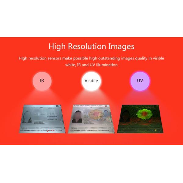 Сканер документов паспорта Sinosecu USB2.0 MRZ биометрический считыватель для университета