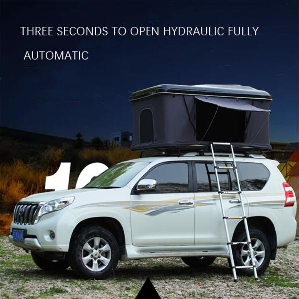На открытом воздухе складывая PU рамки расчалки верхнего шатра крыши автомобиля алюминиевый автоматический гидравлический покрыл