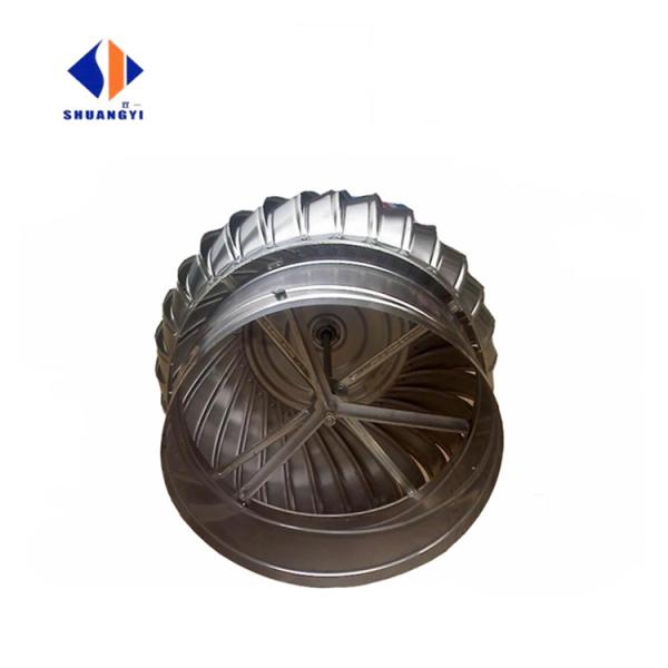 Non Power Roof Mounted Exhaust Fan for Workshop Wind Driven Roof Turbine Ventilator Fan