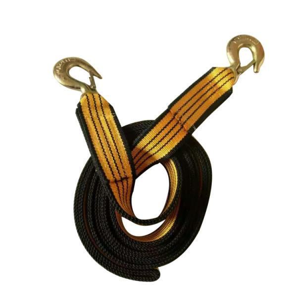 5T 5m Double Deck Car Traction Rope Polyester Car Mechanic Tools