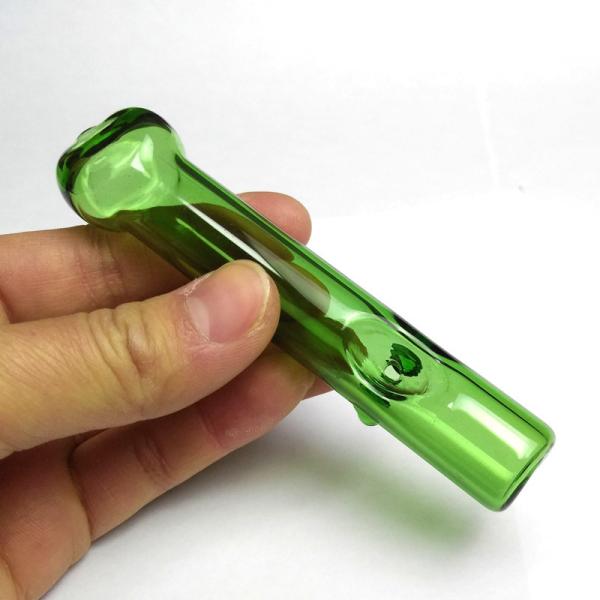 Smoking Dogo Glass Hand Pipe Straight Style Independent Stable Packaged
