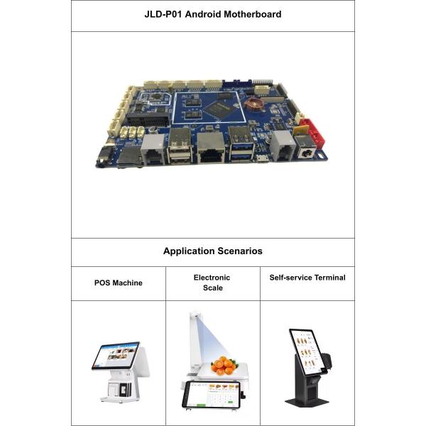 2.4G/5G WiFi BT Motherboard With Touch Panel I2C / USB Interface TP Embedded Motherboard