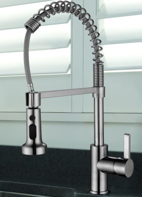 Commercial Contemporary Kitchen Sink Faucets With Flexible Long Neck