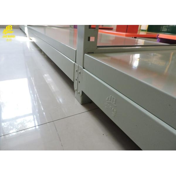 Gray White Light Duty Boltless Commercial Storage Racks 1.2MX0.45MX2.0M Size Steel