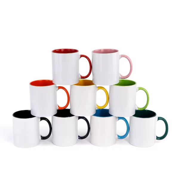 Novelty Design Style Ceramic Sublimation Mug 11oz Custom Colorful White Cup for B2B Needs