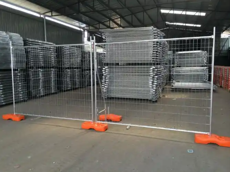 Australia Compliant  Anti Climb Temporary Fence Panel Adjustable Mesh Steel Frame