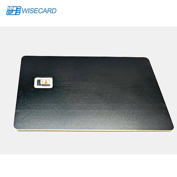 WCT 2023 Free Design Metal Credit Card Metal RFID NFC Chip Business Cards