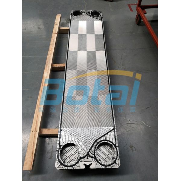 Plates in plate heat exchangers isolate media conduct heat exchange