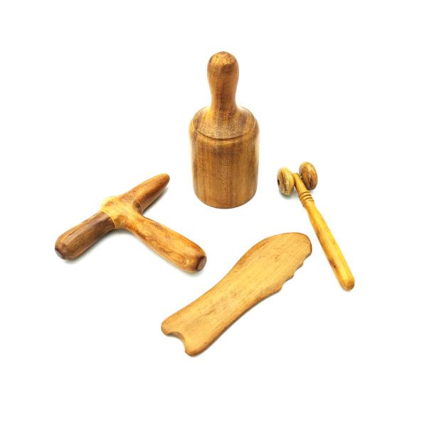 Massage Hammer Wooden Gua Sha Scraping Massage Guasha Tools Traditional Cupping For Body And Wooden Massage Roller