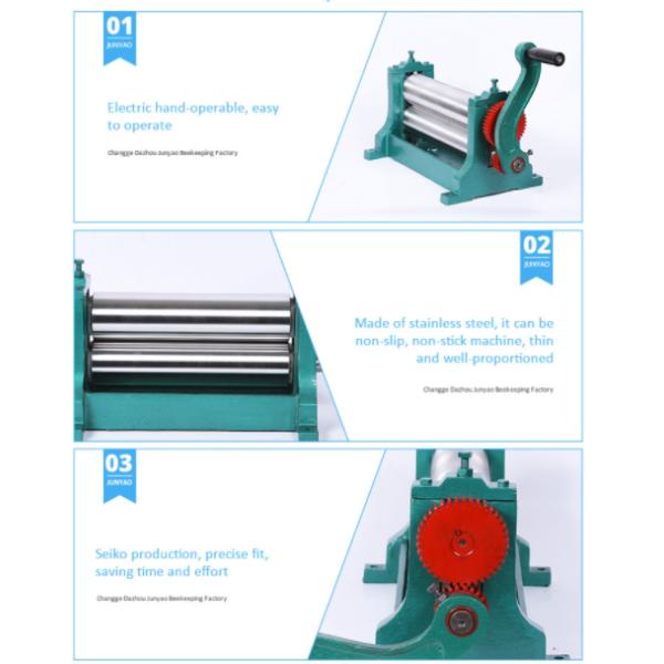 Bee Star de acero inoxidable manual de la tableta de prensa de la máquina de base de cera de abejas