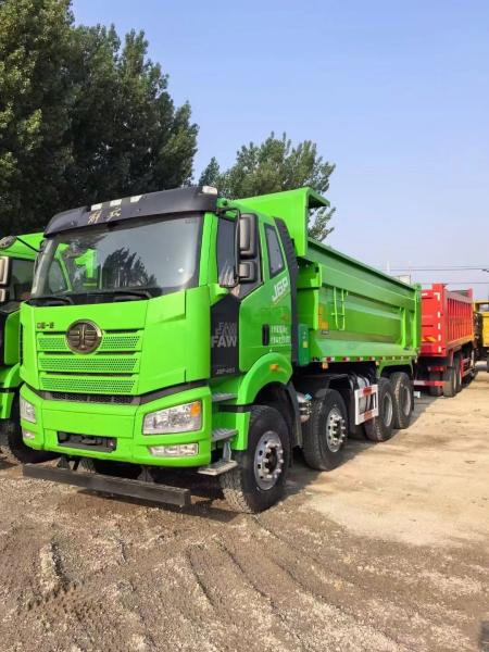 Used FAW J6P  460HP Dump Truck with Complete Vehicle Spare Parts Disassembled Engine and Gearbox Included