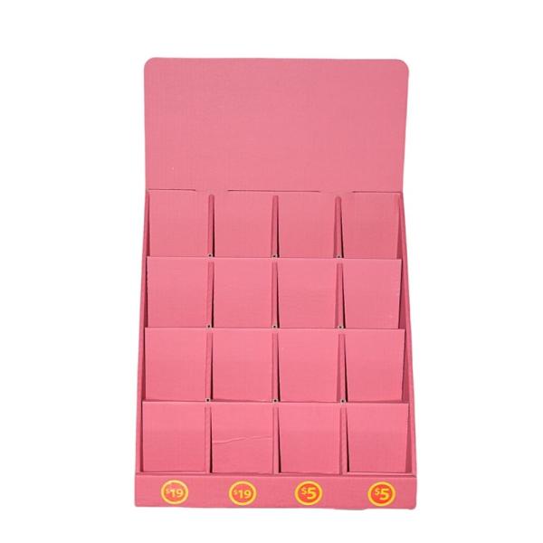 Creative Corrugated PDQ Displays Flat Packed Glossy / Matte Lamination Customized