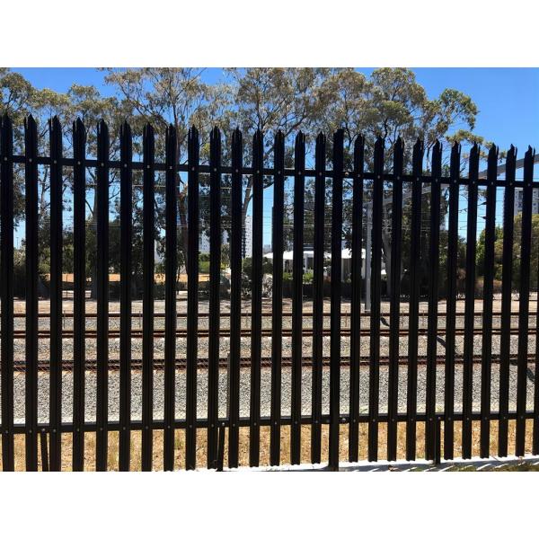 6ft excellent quality powder coating galvanized steel residential security wrought iron w palisade fence