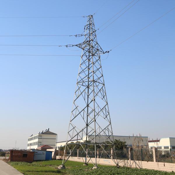 Hot Dip Electric Transmission Tower 10kV-500kV Galvanized