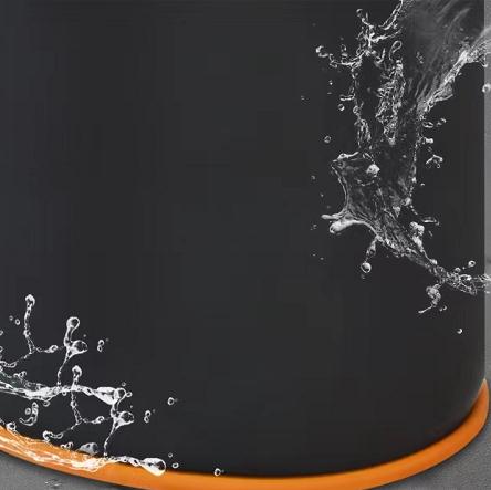 La multitud de goma industrial negra de espesamiento de los guantes los 35Cm Unflocked alineó los guantes de goma