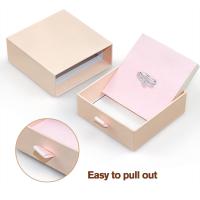 Boîte d'emballage de bijoux de tiroir en carton à logo personnalisé pour collier boucle d'oreille bracelet anneau boîte de bijoux