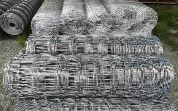 Galvanized Wire Mesh Garden 8 ft metal tube farm field fence gate