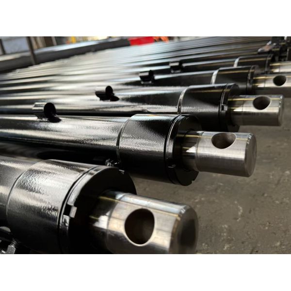 Steel Hard Chrome Plated Telescopic Single Acting Hydraulic Cylinder For Dump Truck Forklift