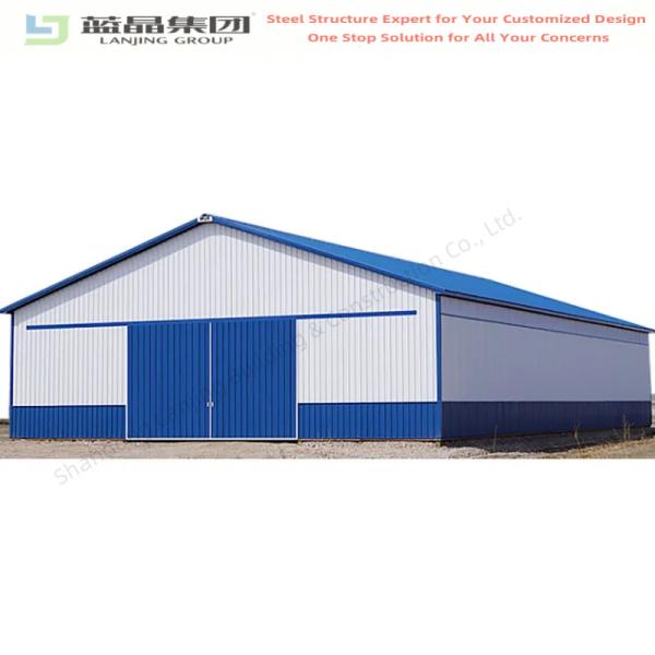 Prefab Industrial Commercial Warehouse Steel Structure Building Workshop Plant Storage Warehouse Sandwich Panel