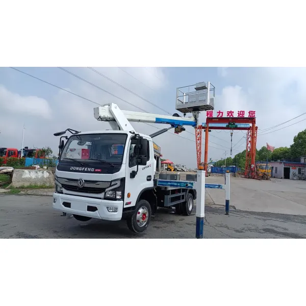 6 Wheeler 20m 22m 24m 28m 33m Hydraulic Ladder Lift Insulated Booms Aerial Work Platform Basket Hydraulic Ladder Truck