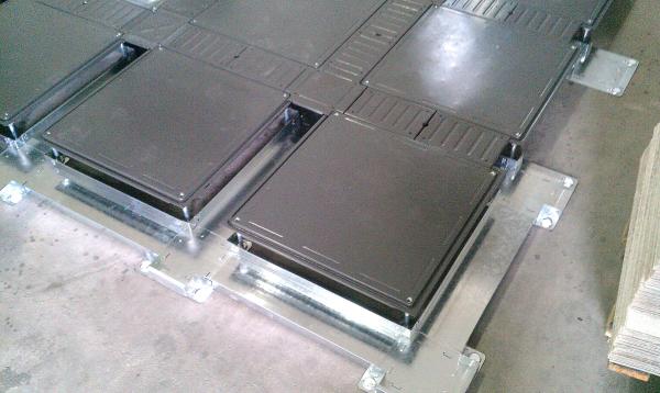 FS1500 FS1250 FS1000 FS800 ISO9001 certification Steel Raised Floor With Cable Trunk