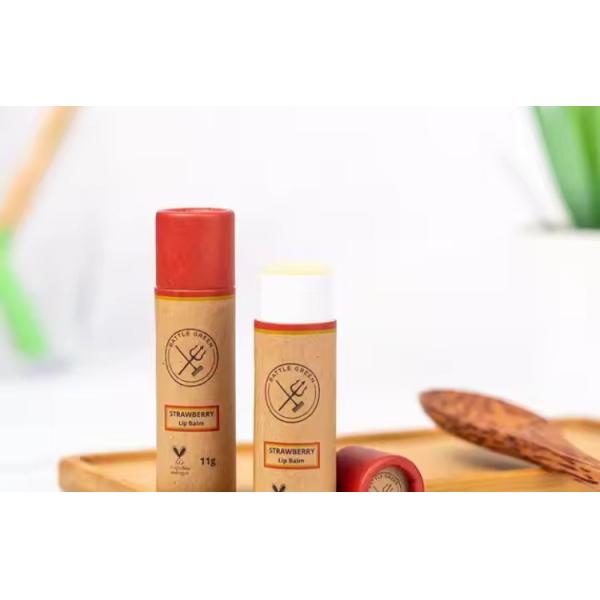 Biodegradable Kraft Paper Deodorant Tubes Fashionable Stylish Heat Insulation