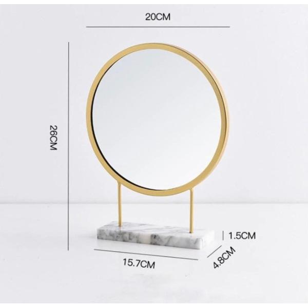 Round Pocket Magnifying Makeup Mirror For Vanity Table Custom