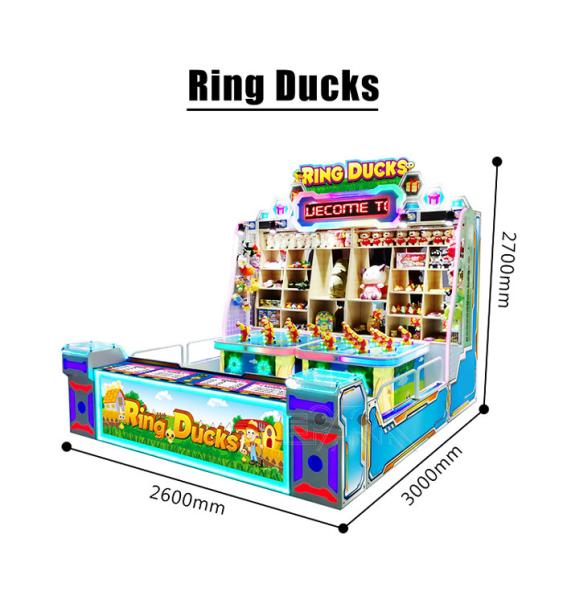 Popular Electronic Arcade Simulator Commercial Shopping mall Ring Ducks Game Machine