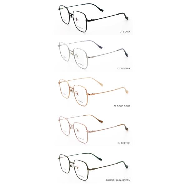 Óculos de Titânio Beta Vintage de Alta Elasticidade