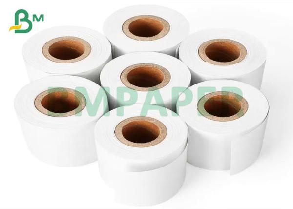 48gsm OEM branco do papel térmico de 57mm * de 30m para a caixa registadora do supermercado