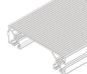 Alloy Aluminum Pedal Profiles Anodic Oxidation Surface TB - 40150