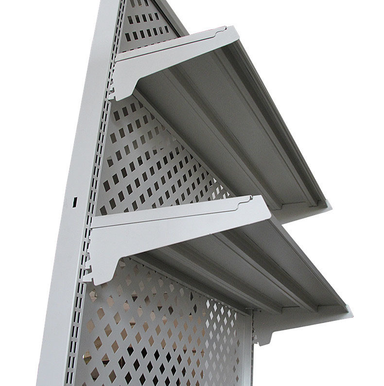 Supermarket Gondola Shelving Heavy Duty Metal Racks for Displaying Wiper Display Rack