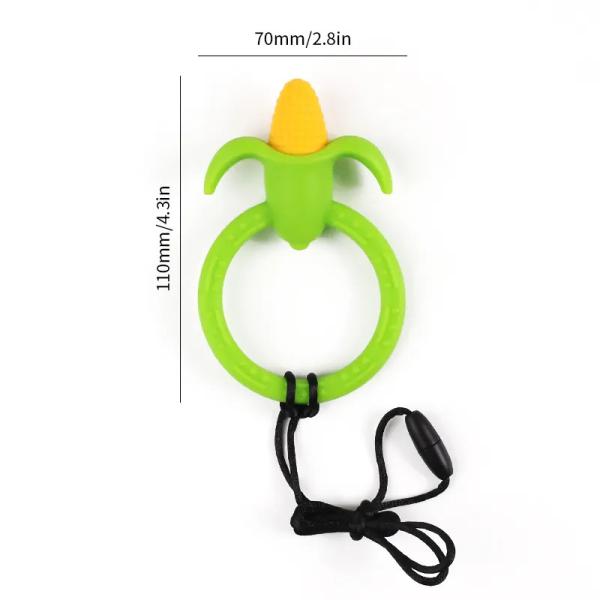 Unisex нетоксический силикон младенца забавляется сензорное Teether универсальное