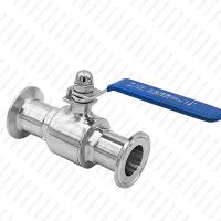 Stainless Steel Quick-Connect Ball Valve with Clamp-Type Ends