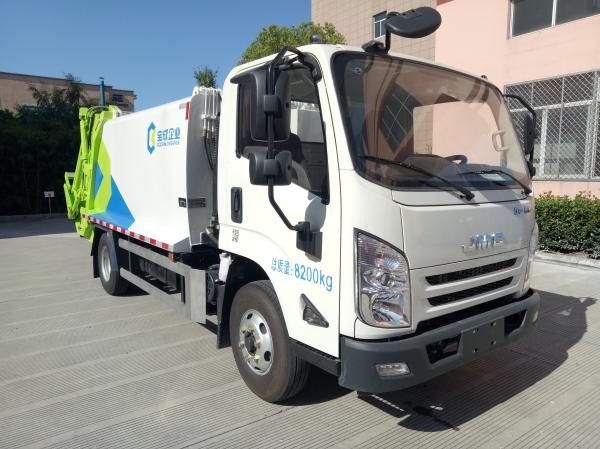 8TONS Strong Power Compressed Garbage Truck Trash Compactor CE/ISO 9001/EPA Certified