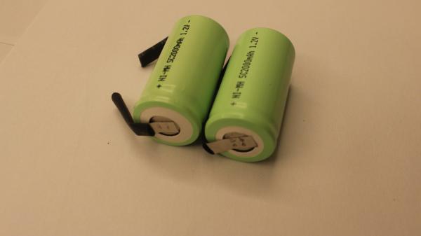 Baterias de carregamento cilíndricas do nimh da vassoura elétrica 2000mAh 1.2V