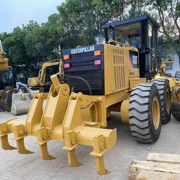 Caterpillar 140H Used Motor Grader Front Loader 100% America Original in Good Condition