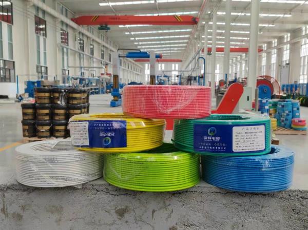Customized Length Pvc Coated Copper Wire Flame Retardant BVR Wire For Household