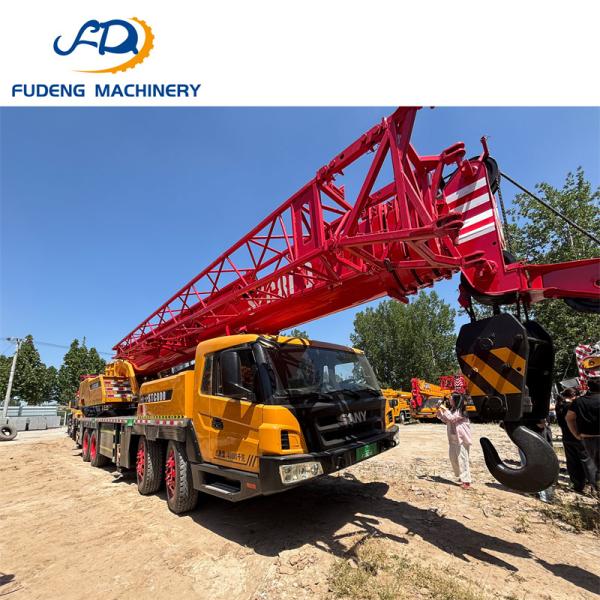 Hot Sale Reliable Used 80ton Truck Crane with Hydraulic System Crane for Heavy Duty Construction