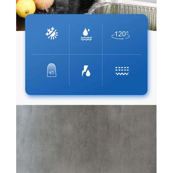 White Cold And Hot Electronic Bathroom Faucet Tap Anti Splash 150L